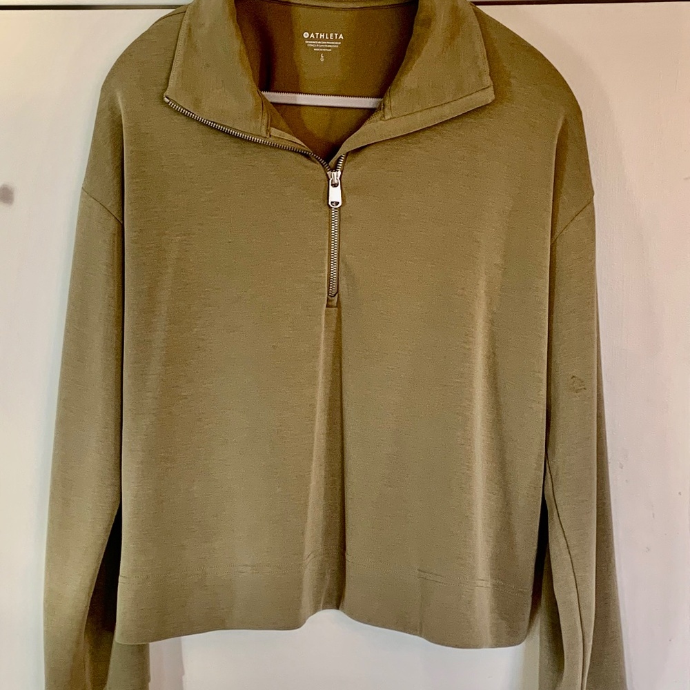 Athleta Seasoft Quarter Zip